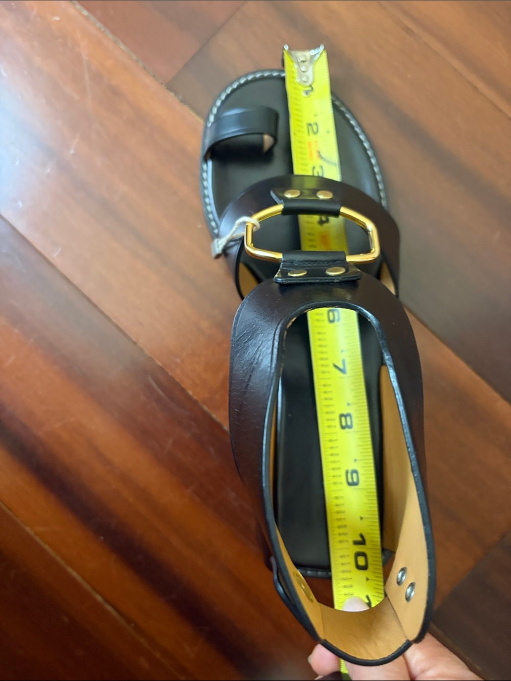 Isabel Marant Black Leather Sandals - New - Picture 8 of 9